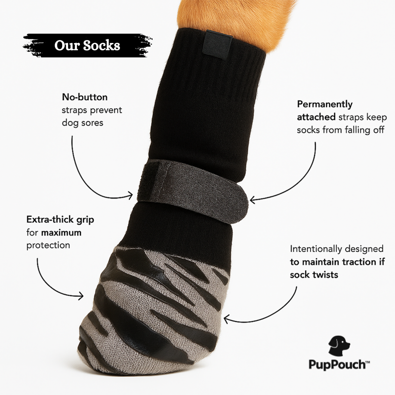 PupPouch Non-Slip Dog Socks